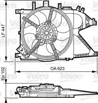 Ventilator, radiator