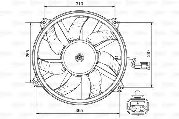 Ventilator, radiator