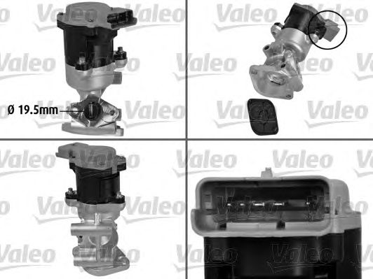 Supapa EGR PEUGEOT 407/607/CITROEN C5/C6 2,7HDI 04-