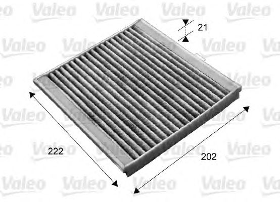 Filtru, aer habitaclu VOLVO S40/V40 00- cu carbune activ