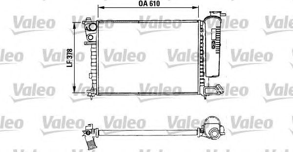 Radiator, racire motor PEUGEOT 306 1,1-2,0 93-02 +/-AC