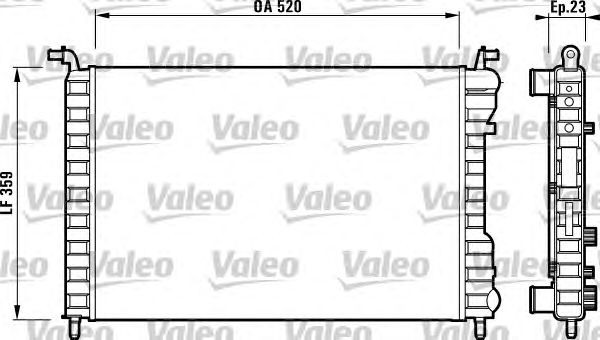 Radiator, racire motor FIAT PALIO/STRADA/ALBEA 1,2-1,7 96-