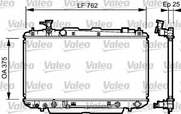 Radiator, racire motor TOYOTA RAV4 II 2,0 4WD 00-