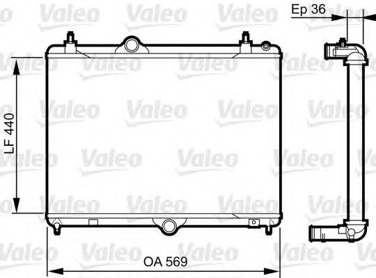 Radiator, racire motor PEUGEOT 508 1,6HDI/1,6THP 10-