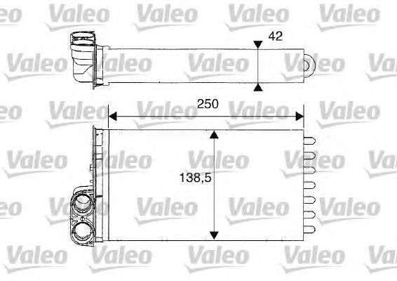 Schimbator caldura, incalzire habitaclu CITROEN C2/C3 1,1-1,6 02-