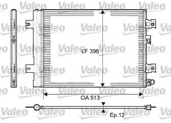 Condensator, climatizare DACIA SANDERO 1,4-1,6 08-