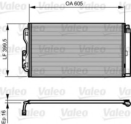 Condensator, climatizare BMW F30/F20 11-