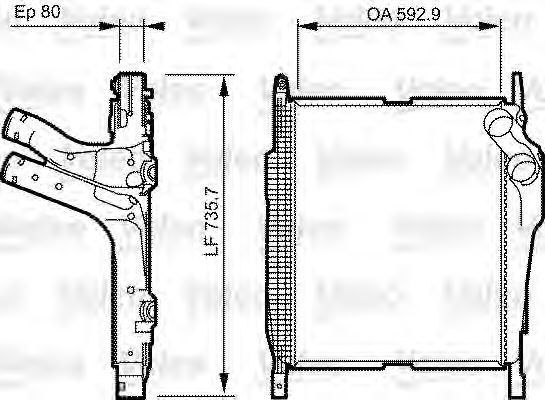 Intercooler, compresor