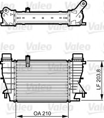 Intercooler, compresor NISSAN NV200/TIIDA 1,5 DCI 07-