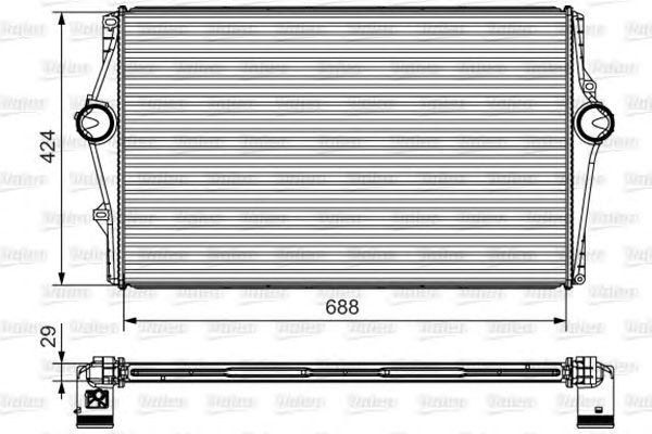 Intercooler, compresor VOLVO S60/S80/V70 2,0-2,5 00-10