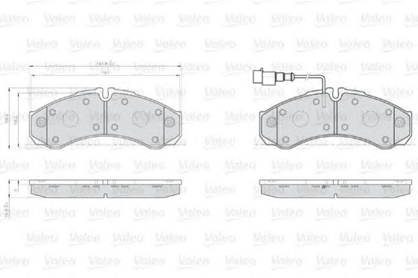 set placute frana,frana disc NISSAN CABSTAR 06-