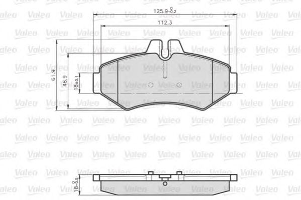 set placute frana,frana disc MERCEDES-BENZ SPRINTER 208-312 95-06