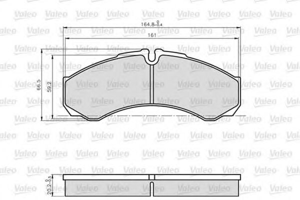 set placute frana,frana disc IVECO DAILY 96-14