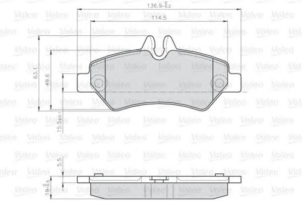 set placute frana,frana disc MERCEDES-BENZ SPRINTER 06-