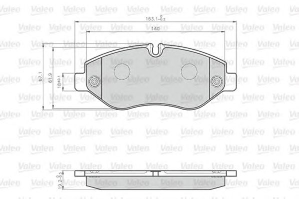 set placute frana,frana disc IVECO DAILY 06-