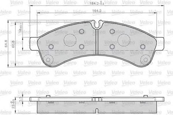 set placute frana,frana disc IVECO DAILY 06-