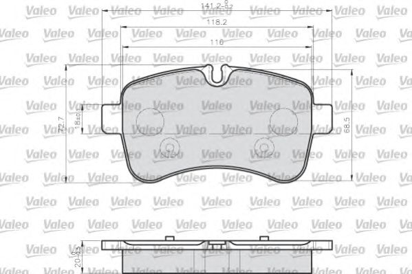 set placute frana,frana disc IVECO DAILY 06-