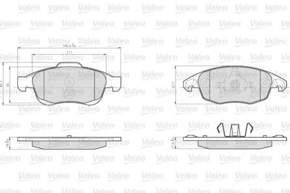 set placute frana,frana disc CITROEN BERLINGO 08-/C4/DS4/DS5/5008