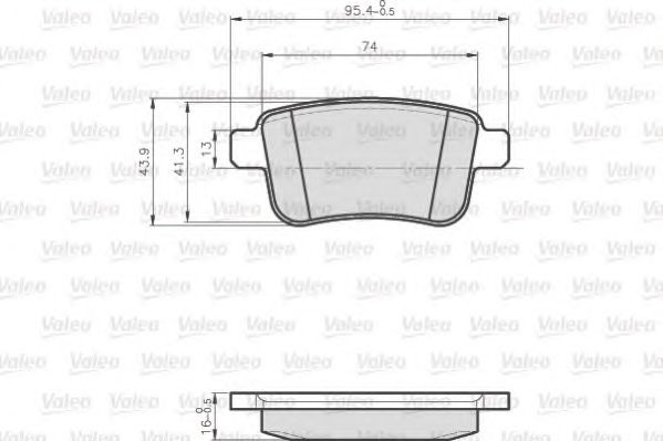 set placute frana,frana disc RENAULT KANGOO 08-