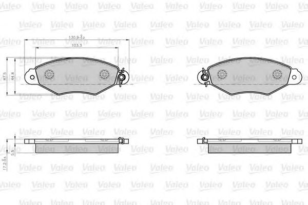 set placute frana,frana disc RENAULT KANGOO 97-