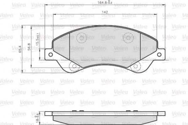 set placute frana,frana disc FORD TRANSIT 06-