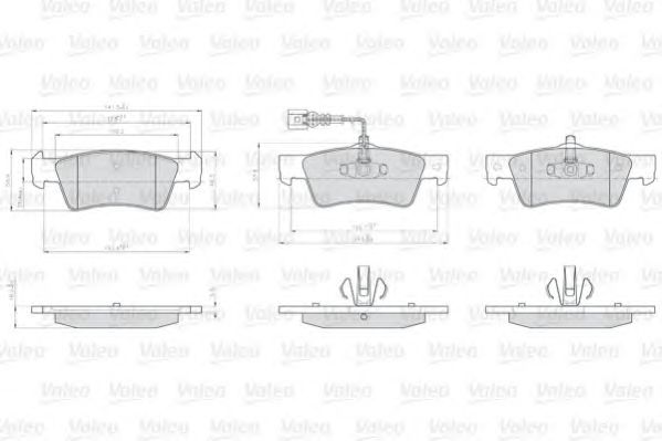 set placute frana,frana disc VW TOUAREG/T5