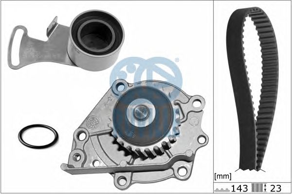 Set pompa apa + curea dintata