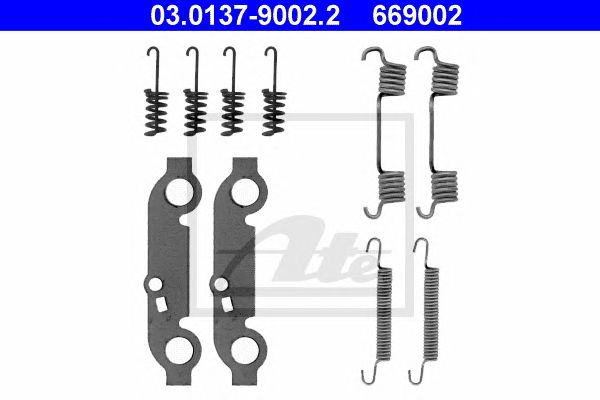 set accesorii, saboti frana parcare