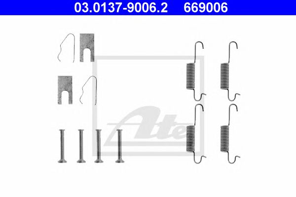 Set accesorii, sabot de frana