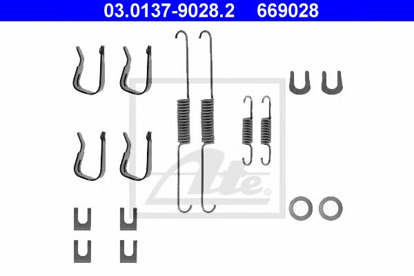 Set accesorii, sabot de frana