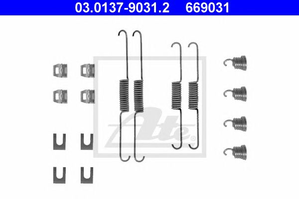 Set accesorii, sabot de frana