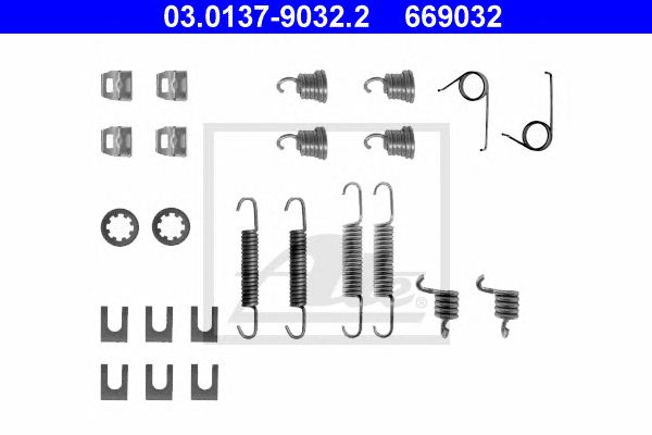 Set accesorii, sabot de frana