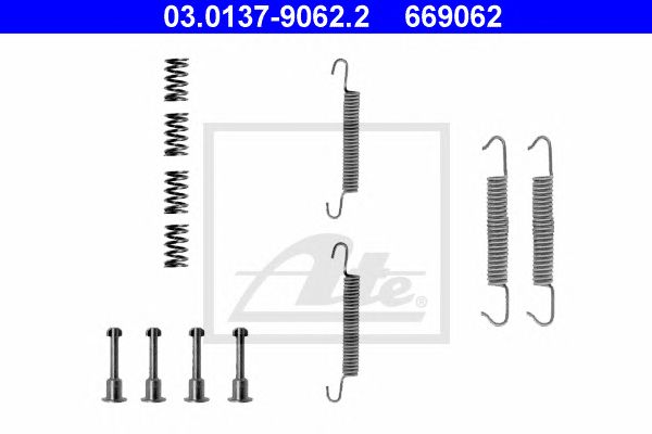 set accesorii, saboti frana parcare