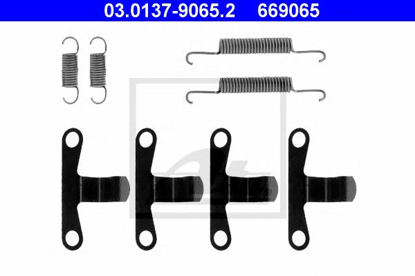 set accesorii, saboti frana parcare