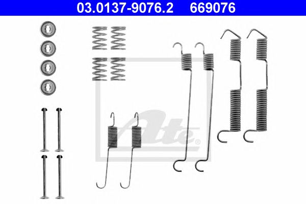 Set accesorii, sabot de frana