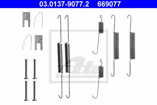 Set accesorii, sabot de frana