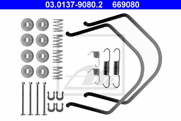 Set accesorii, sabot de frana