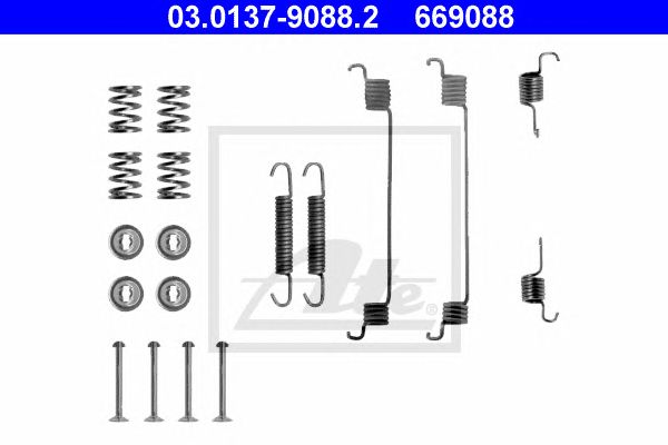 Set accesorii, sabot de frana