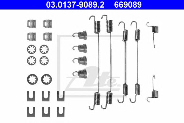 Set accesorii, sabot de frana