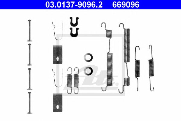 Set accesorii, sabot de frana