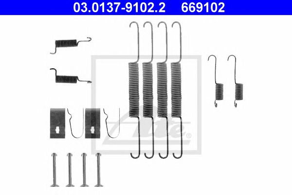 Set accesorii, sabot de frana