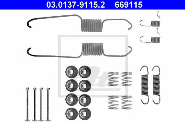 Set accesorii, sabot de frana