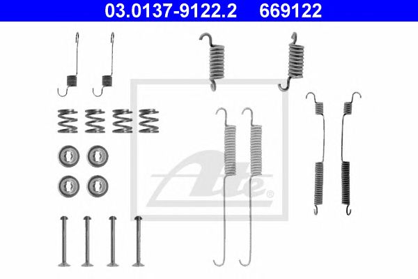 Set accesorii, sabot de frana