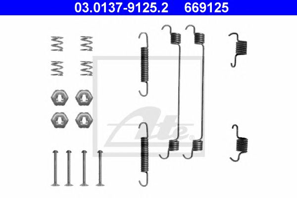 Set accesorii, sabot de frana