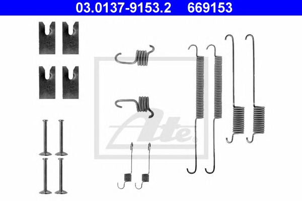 Set accesorii, sabot de frana