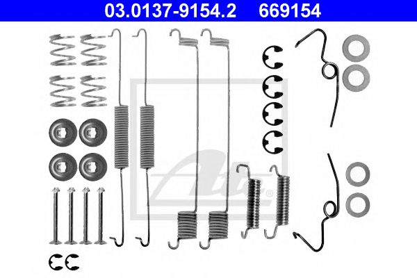 Set accesorii, sabot de frana