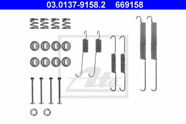 Set accesorii, sabot de frana