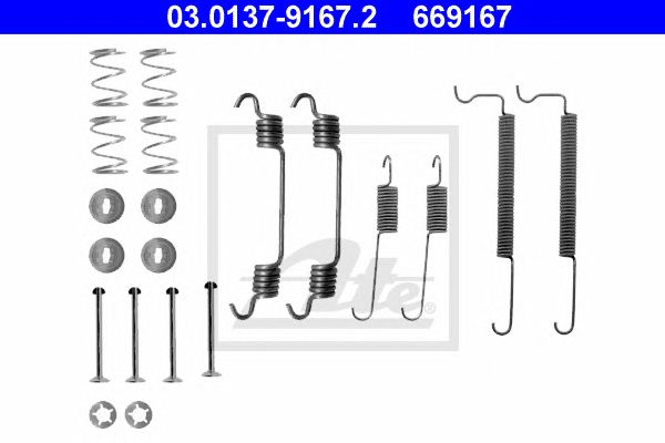 Set accesorii, sabot de frana