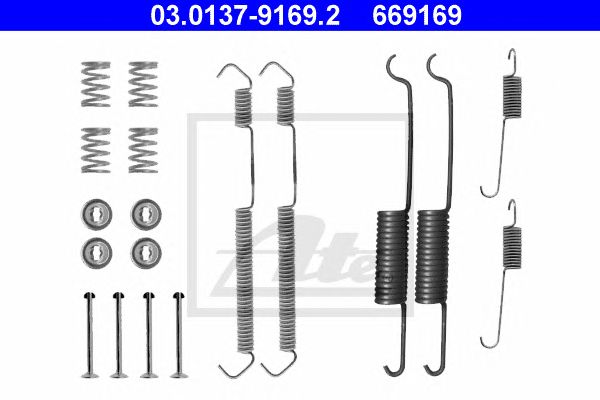 Set accesorii, sabot de frana