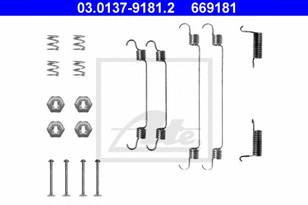 Set accesorii, sabot de frana